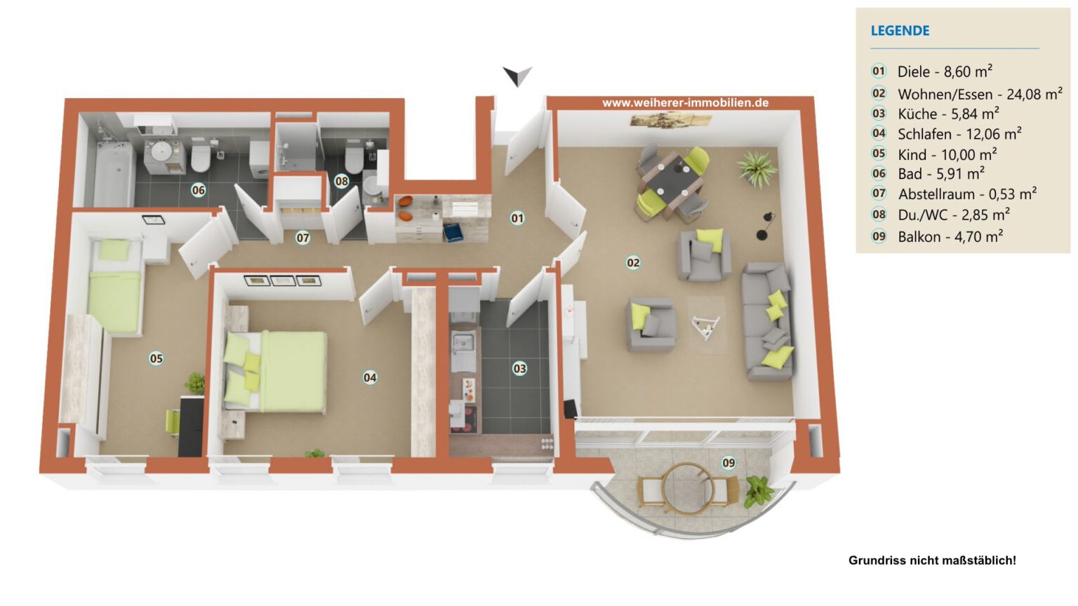 Grundriss 3D