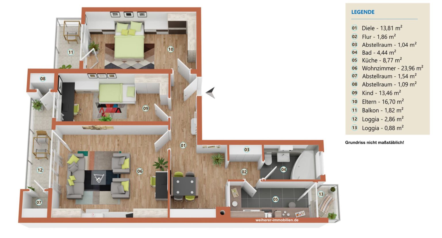 Grundriss 3D